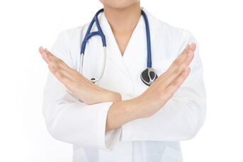 The doctor stops